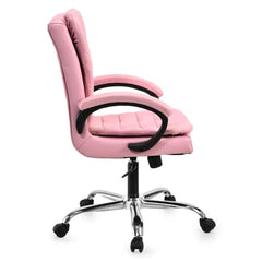 GOYALSON Mesh Back Revolving Chair for Office Home Swivel Desk Chair with Comfortable Seating & Wheels (1, Brown, Standard)