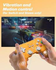 8bitdo Pro 3 Bluetooth Controller with TMR Joysticks, Interchangeable ABXY Buttons, Pro Backbuttons, Charging Station, Hall Effect Triggers for Switch/Switch 2, Windows, Apple, SteamOS, Android