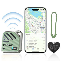 Verilux Air Item Finder Bluetooth Tracker Compatible with Find My, White
