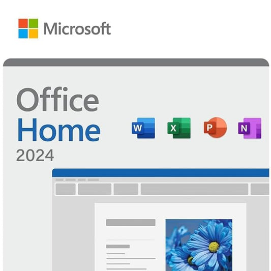Microsoft Office Home 2024 | Classic Apps: Word, Excel, PowerPoint | One-Time purchase for 1 PC/MAC | (Email delivery in 1 hours-No CD)