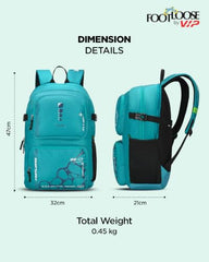 FOOTLOOSE by VIP Kinetic 30L Laptop Backpack (15.6"), 2 Compartments, Black