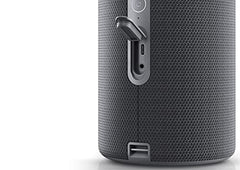 We. by Loewe Hear 2 Portable Bluetooth Speaker, 60W Music Power, Deep Bass Subwoofer, 17 Hr Long Battery Life, IPX4 Water Resistant, USB-C Wireless Speaker for Home & Outdoor, Storm Grey