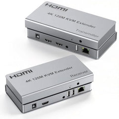 Tobo HDMI KVM Extender Cat5e/6 Rj45 60M USB HDMI KVM Switch Extension Sharing USB Mouse Keyboard Loop IR Compatible with PS-3 PS-4 X-box PC TV-TD-553H.