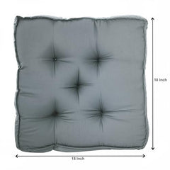 Kuber Industries Chair Pad|Chair Cushion Pad|Chair Cushion for Office Home or Car Sitting|Pack of 2 (Grey)