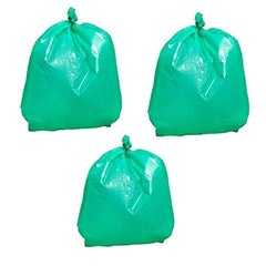 Clean India - Plastic Garbage Bags|6 Packs Of 30 Pcs | 19X21 Medium Disposable Garbage Trash Waste Dustbin Bags Of 54Cm X 48Cm (Ci19210008) - 180 Count