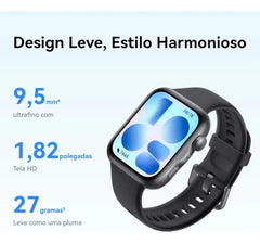 Huawei Watch FIT 5 Smart Watch, 43mm FullView Display, iOS & Android, up to 10 Days Battery Life, Sleep & Health Monitor, Heart Rate Monitor, SpO2, GPS, Mini Work-Out, Black