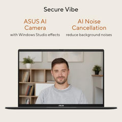 ASUS Vivobook S16 (2026),Smartchoice,AMD Ryzen AI 5 330,AMD Radeon iGPU,16GB RAM (Upgradeable),512GB SSD,FHD,OLED,16"(40 cm),Win 11,M365 Basic(1Y),Office 24,BFF Peachy,1.7 Kg,M3607KA-SH147WS,AI Laptop