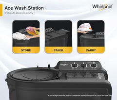 Whirlpool 7.5 Kg 5 Star Magic Clean Semi-Automatic Top Loading Washing Machine (MAGIC CLEAN 7.5 GREY DAZZLE, Fast Drying)