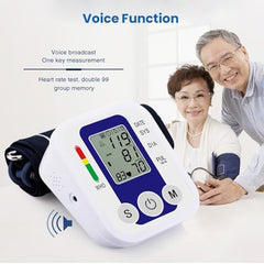 AccuTrustbp Digital BP Monitor Machine for Home – Upper Arm Blood Pressure Checker with Medium Display, Memory Storage & WHO Health Indicator