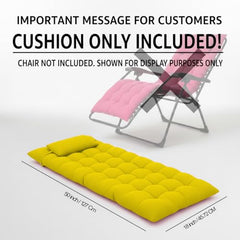 DADDY COOL Multipurpose Extra Long Rocking Chair Cushion for Outdoor and Indoor/Chair pad for Home & Office Chair Filling 18 x 50 Inch Pack of 1 Dark Green (Only Cushion)