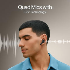 boAt Airdopes 141 Gen 2, 4 Mics ENx Tech, 48 Hrs Playback, Free Music Streaming, Fast Charge, Low Latency, IPX4, v5.4 Bluetooth Earbuds, TWS Ear Buds Wireless Earphones with mic (Active White)