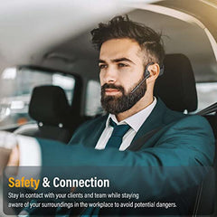222 Bone Sound Bluetooth Headphones With Microphone, 5.3 Open Ear Multipoint Connection, Sports Headset for Office, Meeting, Online Learning