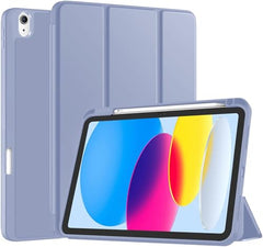 Robustrion Cover for iPad 11th Generation (A16) / 10th Gen Cover Case with [Right Side Pencil Holder] [Auto Sleep Wake] [Soft Back] (2022/2025), Case for iPad 11th 11"/ 10th 10.9" - Yellow