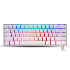 Zebronics Max Ninja 61W Mechanical Keyboard, 60% Compact Layout, Tri-Mode Rechargeable, N-Key Rollover, Linear Red Switches, 1000Hz Polling Rate, 61 Keys, Software Support, Win & Mac Support