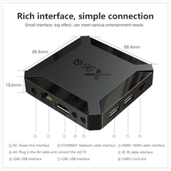 AJUK® Android 10 | 4GB Ram 32GB ROM | Dual WiFi 2.4/5 Ghz | Bluetooth | RK3318 Processor | 4K Android Mini PC Box
