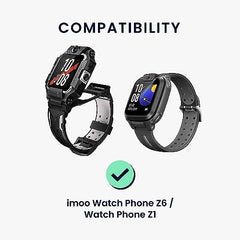 Zitel® Charger Compatible with imoo Watch Phone Z6 / Watch Phone Z1 - Replacement USB Magnetic Charging Cable, 100cm - Black