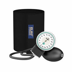 ELKO Dial Type Aneroid Sphygmomanometer/Blood Pressure Apparatus | Comfortable Cotton Cuff | Carry Case Included (Deluxe)