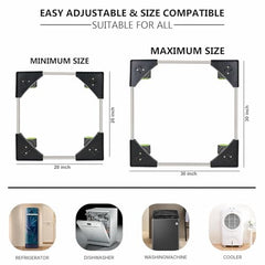 ZOLMIX Sturdy Premium Stainless Steel Washing Machine Stand for Top Load