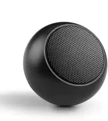 Ultra Mini Wireless Bluetooth Speaker, 5W Portable Round Speaker with Heavy Metal Electroplating, 10M Wireless Range, Rechargeable Battery, Quick Charging & Power Button Control for Smartphones