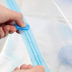 SYGA 6 Pieces Space Saver Vacuum Bag for Cloth Storage Bags (40x60cm,50x70cm,60x80cm,Ele_Pump)
