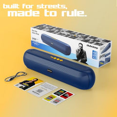 Dubstep Pop 600 Wireless Speaker, 15 Hrs Playtime, 52mm Driver, TWS Pairing, 6W Output Bluetooth Speakers (Grey)