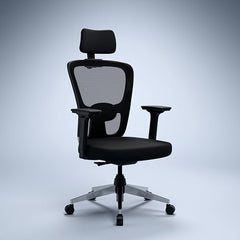 Green Soul Jupiter Superb | Ergonomic Mesh Office Chair for Work | 3 Year Warranty | Multi-Lock Synchro Tilt Recline Mechanism | 2D Armrest | Adjustable Lumbar | High Back | Black