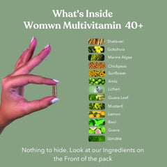 Earthful Multivitamin for Women 40+, 50+, Nearing Menopause | Improved Immunity, Hormonal Health, Skin, Hair & Bone Health | 100% Natural and Plant Based with 12 Vital Vitamins, Herbs | Pack of 2