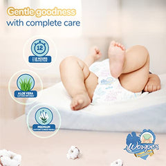 Wowper Easy Pants Baby Diaper | Medium Size Diapers | Diapers with Wetness Indicator | Upto 12 Hrs Absorption | 7-12 Kg | 34 Counts