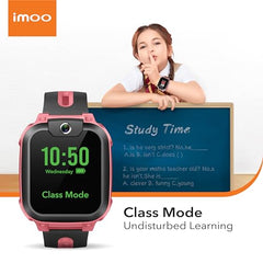 imoo Watch Phone Z1, 4G Smart Watch for Kids with Real-Time HD Video & Phone Call, Smart Watch for Girls with Real-Time GPS Location, Smartwatch for Boys with IPX8 Water Resistance (Pink)