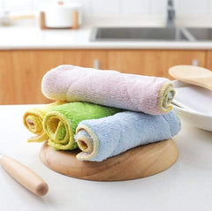 SYGA Set of 5 Multi-Purpose Cleaning Cloths Perfect for Kitchens, Dishes, Car, Dusting, Drying Rags