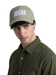 JACK & JONES Men Cotton Cap (12204480_Forest Green_ONE)