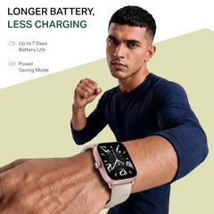 boAt Storm Blaze Smartwatch in Premium Metal Finish with Advanced BT Calling, Functional Crown, 1.83'' (4.64 cm) HD Display, IP68 Waterproof, HR, Sleep, Stress & SPO₂ Tracking, SOS (Cool Grey)