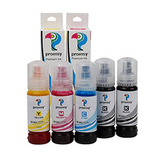 proffisy 001 003 Ink Refill dye Ink Bottle, 4 Colors, High Pages Yield