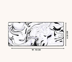 SPIN CART Large Gaming Mouse pad, Long XXL Extended Desk Table Mat Mousepad for Laptop PC Computer (Abstract Blue)