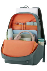 American Tourister Riley | Laptop Backpack | 15.6" Laptop Bag | 2 Compartments + 2 Front Pockets | Unisex | Orange | 1 Year Global Warranty