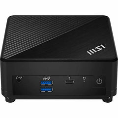 MSI Cubi 5 12M Mini PC Barebone - Intel Core i5-1235U CPU, 4 x USB (10Gbps), Thunderbolt 4, HDMI 2.0b & DP 1.4, Wi-Fi 6E, Bluetooth 5.3 - Black, Support Windows 11 Pro