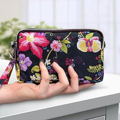 MOMISY Women's Girls Clutch | Zipper | Ladies Purse Wallet Girls (Azalea)