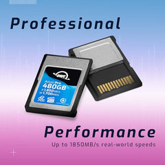 OWC 240GB Atlas Pro High Performance Cfexpress 4.0 Type A Memory Card Professional Grade, up to 1850MB/s Read and 1700MB/s Write Speed