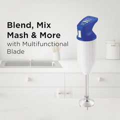 BOSS E111 Portable Hand Blender 180 Watt | Easy to Clean and Store | ISI-Marked, Grey