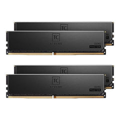 TEAMGROUP T-Create Master Overclocking DDR5 R-DIMM 96GB Kit (4 x 24GB) 6400MHz (PC5-51200) CL32 Hynix M-DIE Workstation Memory Module Ram Black - CTCMD596G6400HC32AQC01