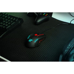 Arctic Fox Wired USB Gaming Mouse with Breathing Lights and DPI Upto 3600 (Charcoal Black)