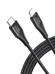 CableCreation Lightning to USB Data Sync Cable [MFi Certified] 0.5 FT