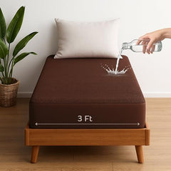 Vastrora 100% Waterproof Mattress Protector Queen Size 5x6 Ft | 60x72 in | Pee & Urine Proof Mattress Cover | Elastic All-Around | Terry Cotton Fitted Bed Cover | Noiseless, Breathable Bed Protector