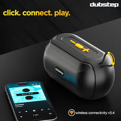 Dubstep Pop 600 Wireless Speaker, 15 Hrs Playtime, 52mm Driver, TWS Pairing, 6W Output Bluetooth Speakers (Grey)
