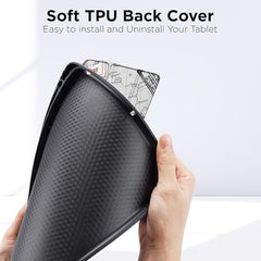 Robustrion Case Cover for iPad Air 11 inch Cover M4 / M3 / M2 / iPad Air 5th Generation Cover/iPad Air 4th Generation with [Pencil Holder] for iPad Air 11 inch M4 M3 M2 /Air 4 5 10.9" - Black