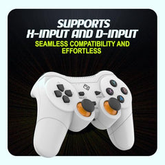 Cosmic Byte Nexus Wireless Controller for PC | Dual Vibration, Sensitive Triggers, Fast Response | Powered by 2 AAA Batteries (Not Included) (Black)