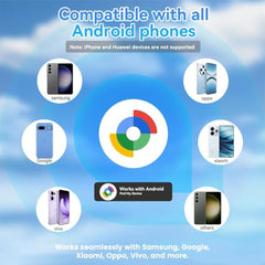 TECPHILE Wireless GPS Tag Tracker for Android, Bluetooth Tracker, Find My Hub App Compatible, Bluetooth Tracking up to 30m, Anti-Loss Alert, Loss Item Finder (Pack of 1)