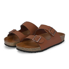 Centrino Sandals for Men | Berkin-Style Slip-On Casual Sandal with Open Toe Design |Lightweight On-Grip Sole for Outdoor Wear|Men Open Toe Buckle Strap Sandals| Summer Slip-On Slipper|Perfect For Monsoon Rainy Season NAVY 13 UK(7313)