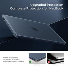 EooCoo Case for Apple MacBook Air 13.6 inch Cover M5 M4 M3 M2 Matte Texture