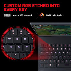 HP Smartchoice HyperX OMEN 15, AMD Ryzen 7 260, 8GB-RTX 5050, 24GB DDR5 (Upgradeable), 1TB SSD, 180Hz, 2.5K, 500 nits, 3ms RT, 15.3''/38.9cm, Win11, Office24, Black, 2.42kg, gb0038AX, AI Gaming Laptop